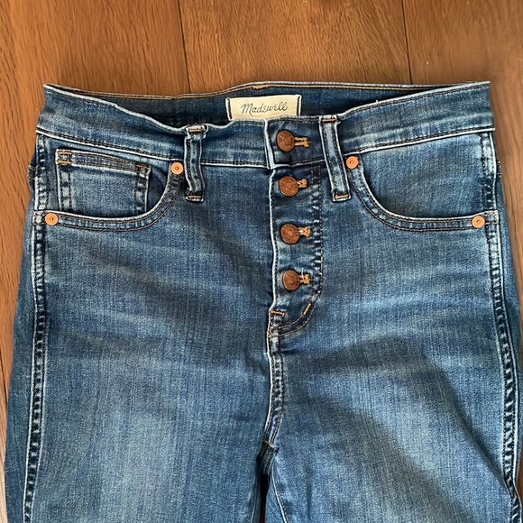 Madewell 10” rise skinny jeans, size 26 - Picture 2 of 3